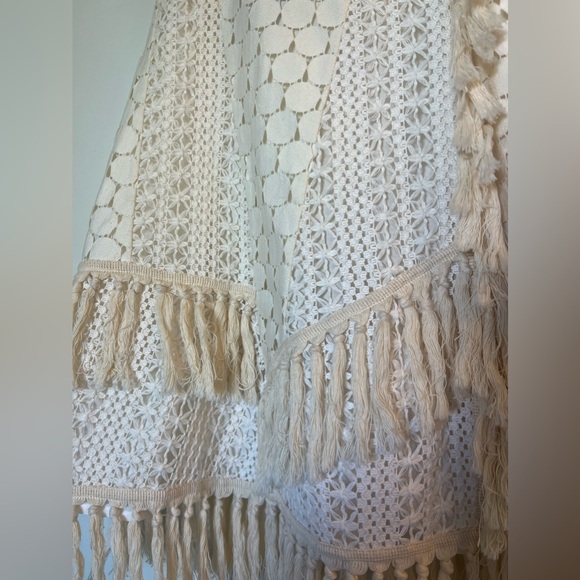 See by Chloé Cream Crochet Fringe Skirt – Size 42 (Custom Altered) - Picture 5 of 9